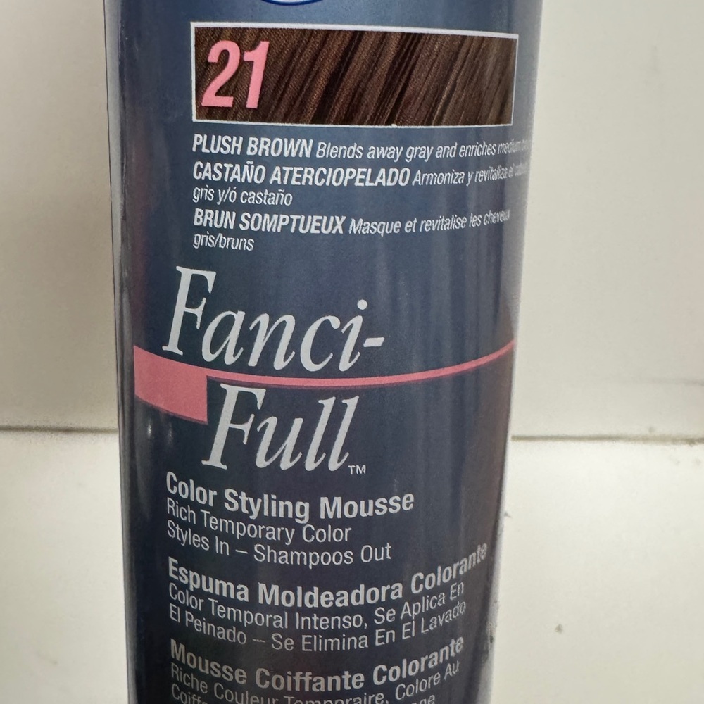 Roux Fanci Full Style Mousse Plush Brown 6 OZ - Picture 3 of 3